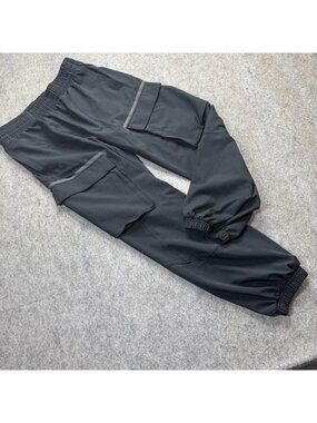 Under Armour Unstoppable Cargo Pants Women's M Black Loose Fit 28"